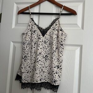 Lace spotted camisole